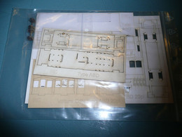 TRAIN CHEMINS DE FER DES COTES DU NORD MODELISME MAQUETTE A CONSTRUIRE HOm MC VOITURE CDN TYPE ABD 20 PL. - Passenger Trains