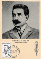 " WIDAL " Sur Carte Maximum De 1958  N° YT 1143. Parfait état CM à Saisir ! - 1950-1959