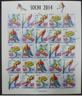 Olympische Spelen 2014 , Guinee Bissau  - Zegels In Vel  Postfris - Inverno 2014: Sotchi