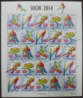 Olympische Spelen 2014 , Guinee Bissau  - Zegels In Vel  Postfris - Winter 2014: Sochi