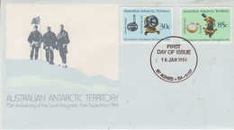 AAT 1984 Magnetic Pole 2v FDC Ca St. Agnes 16 JAN 1984 (XC154) - FDC