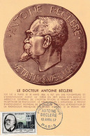 " ANTOINE BECLERE " Sur Carte Maximum De 1957  N° YT 1096. Parfait état CM à Saisir ! - 1950-1959