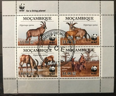 Mozambique - WWF / Animals / Nature - S/S Stamps - CTO - Z9 - Gebraucht