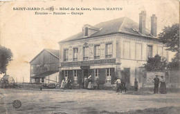 Saint Mard          77         Hôtel De La Gare . Maison Martin    (voir Scan) - Altri & Non Classificati