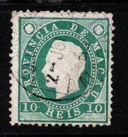 1633- MACAO - 1888 - SC#:  - USED - KING LUIZ - Used Stamps