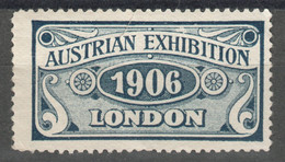 Austria Exhibition Fair MESSE - LONDON Britain 1906 CINDERELLA LABEL VIGNETTE - Used - Sonstige & Ohne Zuordnung