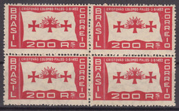 Brazil Brasil 1933 Mi#390 Mint Never Hinged Piece Of 4 - Ongebruikt