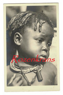 Carte Photo M'Bauaka Petit Enfant Garcon Child Native ZAGOURSKI Belgisch Congo Belge Afrique Ethnique Ethnic Afrique - Belgisch-Kongo