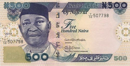 NIGERIA 500 NAIRA 2017 P 30p UNC SC NUEVO - Nigeria