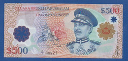 BRUNEI - P.31a – 500 Ringgit / Dollars 2006 UNC, Serie D/1 158921 - Brunei