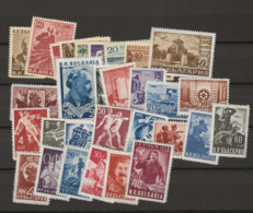 1949 MNH Bulgaria, Year Complete According To Michel - Années Complètes