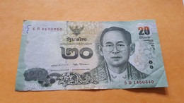 THAILANDE 20 BAHT 2013-04-01 P-118a.3 - Thailand