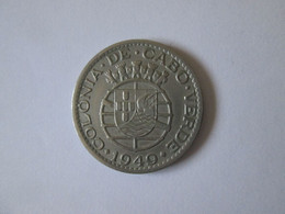Portuguese Cabo Verde/Cape Verde 1 Escudo 1949 Coin AUNC - Cap Verde