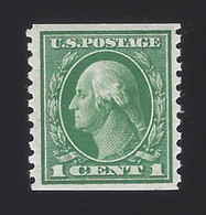 US #443 1914 Green Wmk 190 Perf 10 Vert Mint OG LH F-VF SCV $30 - Nuevos