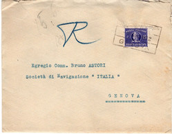 Italy 1952  Recapito Autorizzato Cover - Otros & Sin Clasificación