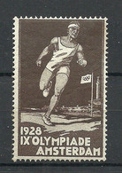 Amsterdam Netherlands 1928 Vignette Olympische Spiele Olympic Games Advertising Poster Stamp * - Ete 1928: Amsterdam