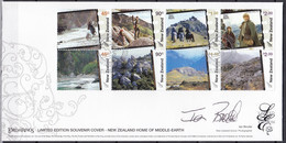 NEW ZEALAND 2004 Home Of Middle Earth, Limited Edition FDC - Vignettes De Fantaisie