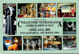 Iowa Des Moines Vets Auditorium Collectors' Extragvaganza Antiques Show And Sale 2003 - Des Moines