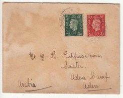 Great Britain To Aden Cover 1938 As Scan - Briefe U. Dokumente