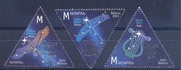 2023. Belarus, Astronomy Constellations, 3v, Mint/** - Belarus