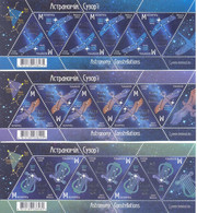 2023. Belarus, Astronomy Constellations, 3 Sheetlets, Mint/** - Belarus