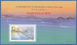 HONG KONG  1997  LANTAU BRIDGE  M.S. S.G MS 892  U.M. - Blocs-feuillets