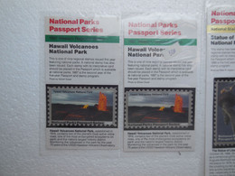 TIMBRES, STAMP USA, NATIONAL PARKS PASSPORT SERIES + THE AHWAHNEE 5c JOHN MUIR COMMEMORATIVE - Otros & Sin Clasificación