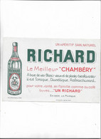 Buvard Ancien Apéritif Richard - Liquor & Beer