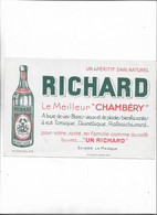 Buvard Ancien Apéritif Richard - Liqueur & Bière