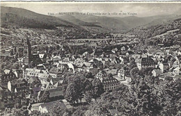 Delcampe - MUNSTER - Vue D'ensemble Sur La Ville Et Les Vosges - Munster