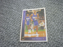 Derek Strong Milwaukee Bucks NBA Basket Basketball '90s Rare Greek Edition Card - 1990-1999