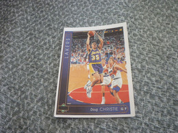 Doug Christie Los Angeles Lakers Basket Basketball '90s Rare Greek Edition Card - 1990-1999