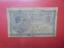 BELGIQUE 1 Franc 1920 Circuler (B.29) - 1 Franco