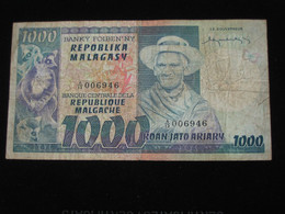MADAGASCAR - 1000 Roan-Jato Ariary  - Banque Centrale De La République Malgache  **** EN ACHAT IMMEDIAT **** - Madagascar
