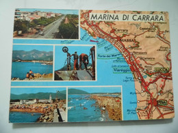 Cartolina Viaggiata "MARINA DI CARRARA" Vedutine 1982 - Carrara