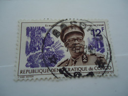 CONGO  REB USED STAMPS   KINGS   WITH POSTMARK - Autres & Non Classés