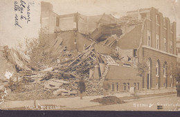 Canada PPC Cyclone Ruins Y.M.C.A. Regina Saskatoon Drug & Stationery Photographic Dept SASKATOON 1915 Echte Real Photo - Regina