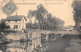 Saint Germain Lès Couilly         77         Ecluse Et Pont Sur Le Canal        (voir Scan) - Autres & Non Classés