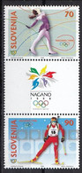 SLOVENIA 217-218,unused - Hiver 1998: Nagano