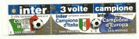 2010 - 2290/92 Inter Campione   ++++++++ - Unused Stamps