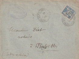 France Marcophilie - Département De L'Indre Et Loire - Semblançay - Lettre Type Sage - 1877-1920: Semi Modern Period