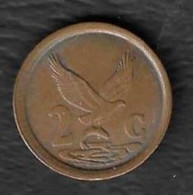 Sud Africa - Moneta Circolata Da 2 Cent. Km133 - 1992 - Afrique Du Sud