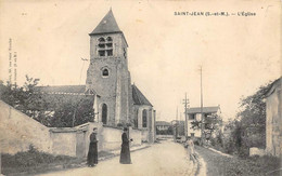 Saint Jean   Changis         77        Rue Et église           (voir Scan) - Autres & Non Classés