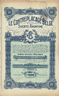 - Titre De 1927 - Le Contreplacage Belge  - S.A. - - Industrie