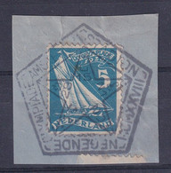 Netherlands 1928 Cancellation: Olympic Games Olympiade Amsterdam; Sailing Pentagonal Staduim Cancellation N1 - Summer 1928: Amsterdam