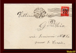 1948 Italy Italia Busta Trieste  AMG-FTT Vg X Gorizia Letter - Poststempel