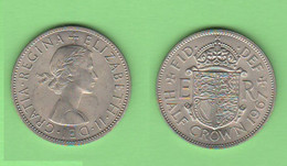 Great Britain 1/2 Half CROWN 1967 Inghilterra Great Britain UK Nickel Coin - K. 1/2 Crown