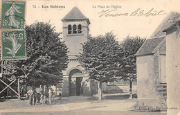 Les Sablons Près Moret           77          Place Et Eglise            (voir Scan) - Other & Unclassified