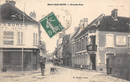 Bray Sur Seine           77        Grande Rue  .   Commerce De Vin      (voir Scan) - Bray Sur Seine