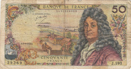 CRBX157 BILLETE FRANCIA 50 FRANCOS 1972 BC - Other & Unclassified